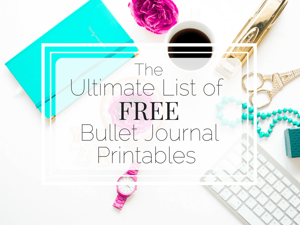 Detail Printable Bullet Journal Template Nomer 34