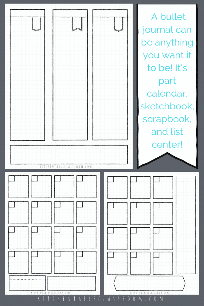 Detail Printable Bullet Journal Template Nomer 44