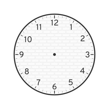 Detail Printable Clock Template Nomer 12