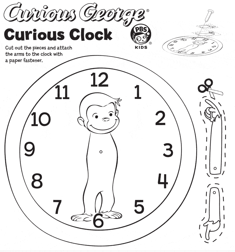 Detail Printable Clock Template Nomer 23