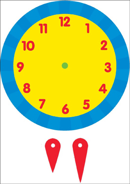 Detail Printable Clock Template Nomer 29