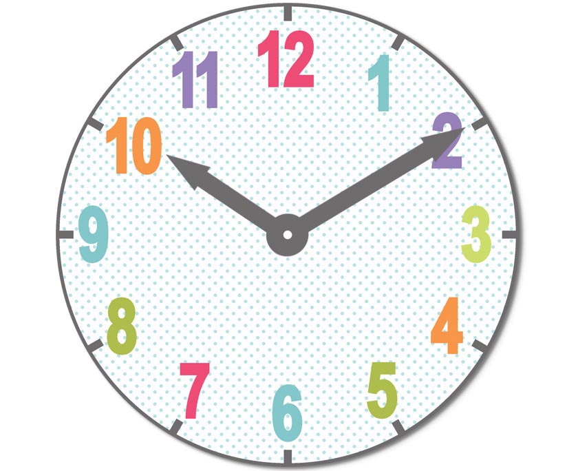 Detail Printable Clock Template Nomer 31
