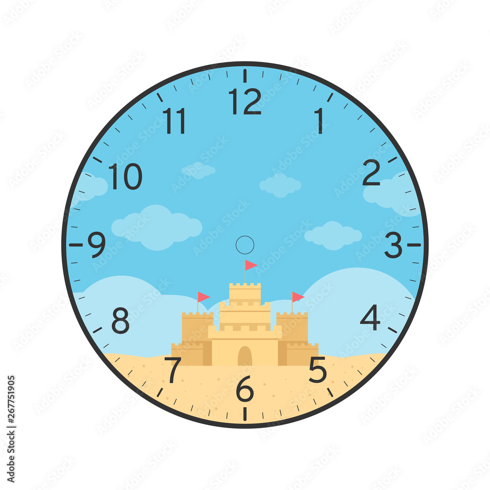 Detail Printable Clock Template Nomer 38