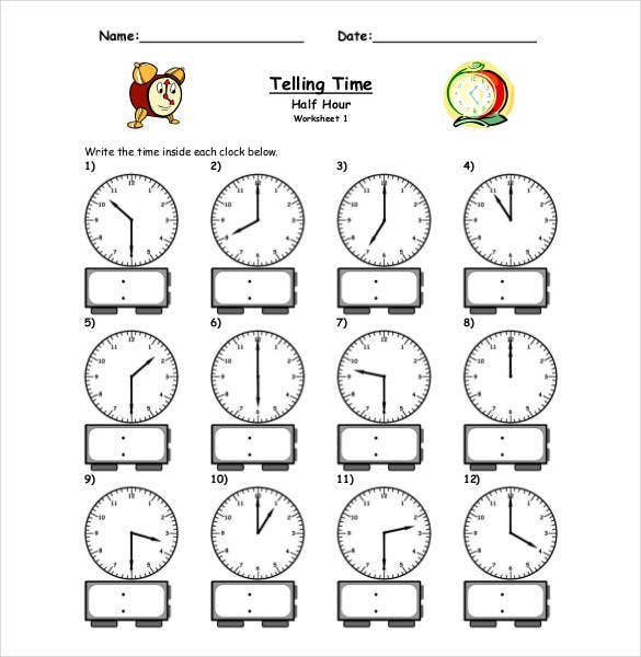 Detail Printable Clock Template Nomer 39