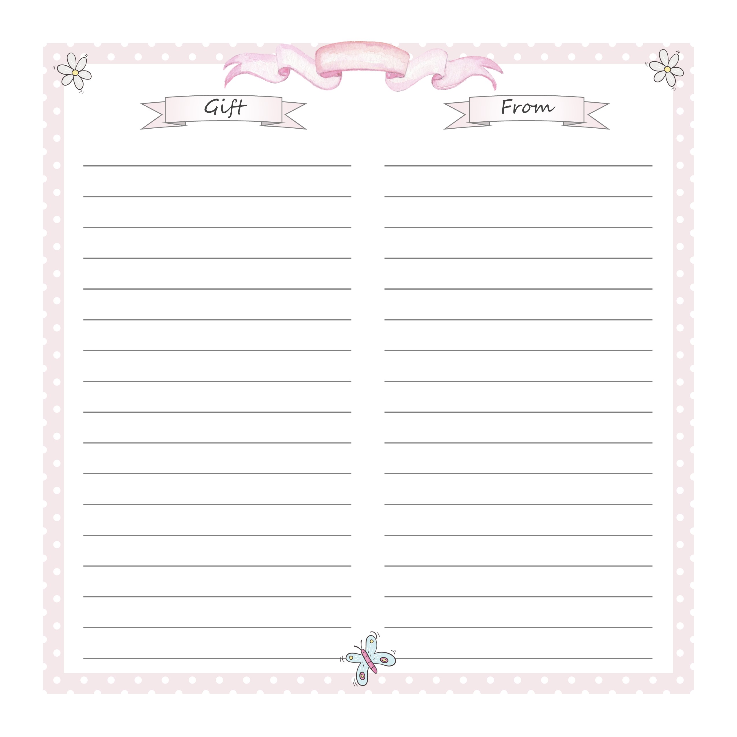 Detail Printable Guest Book Template Nomer 11