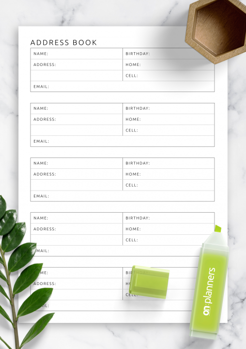 Detail Printable Guest Book Template Nomer 42