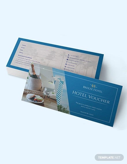 Detail Printable Hotel Voucher Template Nomer 2