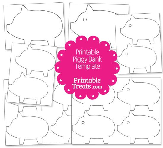 Printable Piggy Bank Template - KibrisPDR