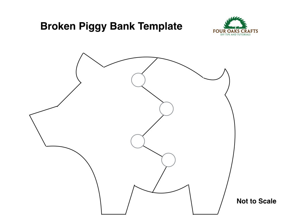 Detail Printable Piggy Bank Template Nomer 15
