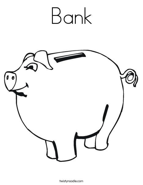 Detail Printable Piggy Bank Template Nomer 17