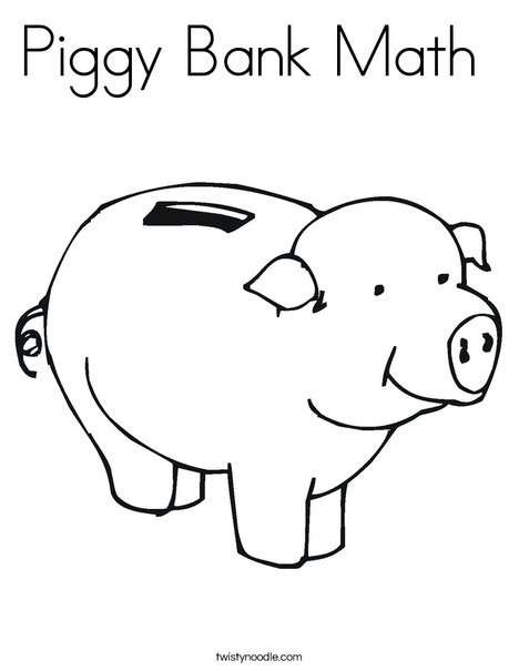 Detail Printable Piggy Bank Template Nomer 37