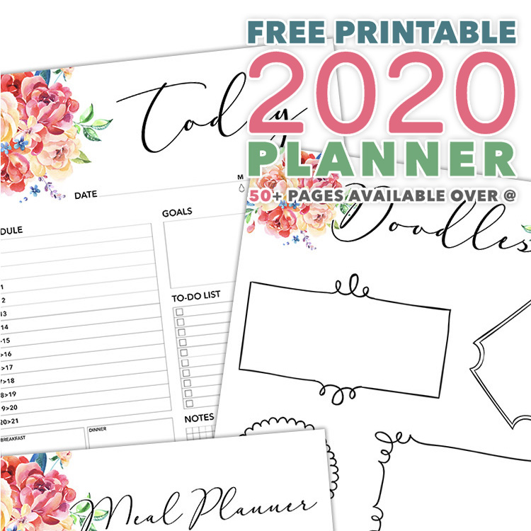 Detail Printable Planner Template 2020 Nomer 9