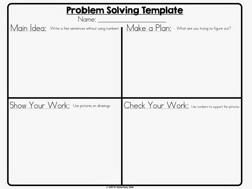 Detail Problem Solving Template Nomer 22