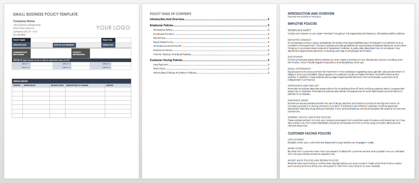 Detail Procedure Template Examples Nomer 3
