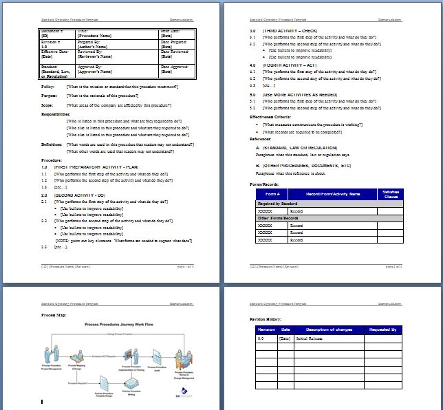 Detail Procedure Template Examples Nomer 55