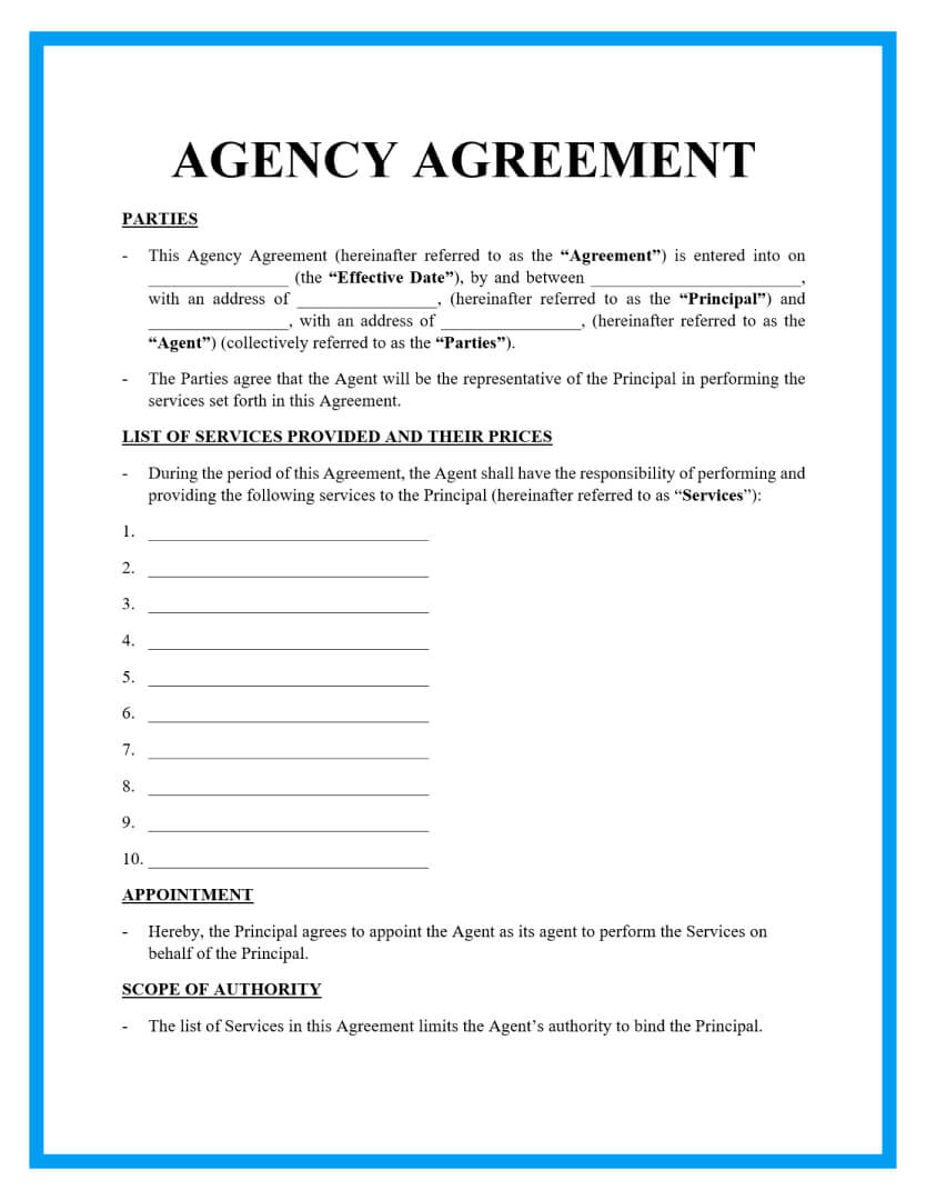 Detail Product Agreement Template Nomer 47