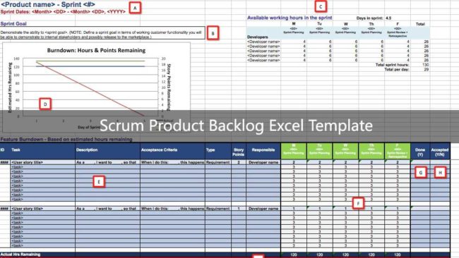 Detail Product Backlog Template Nomer 29