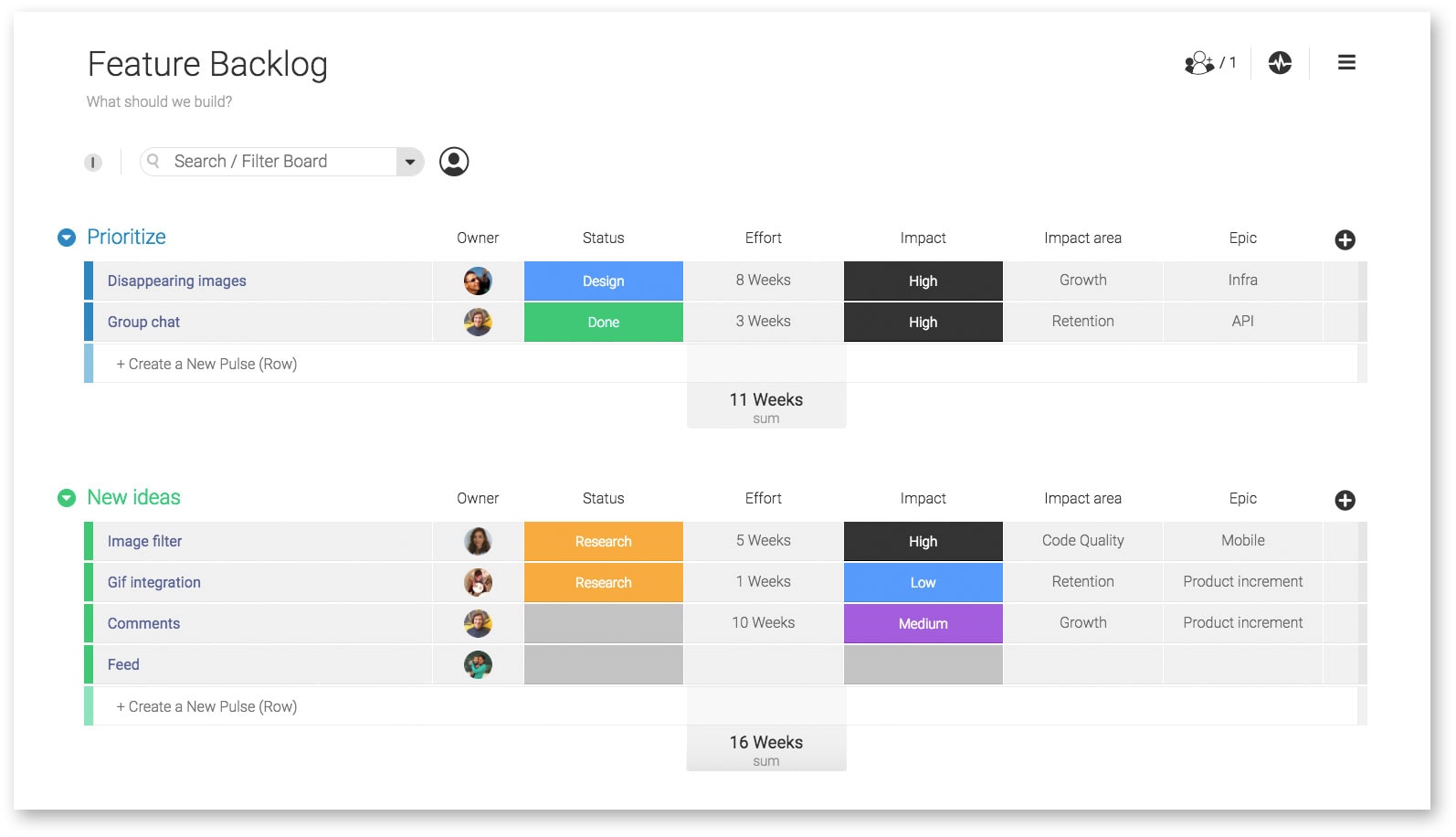 Detail Product Backlog Template Nomer 35