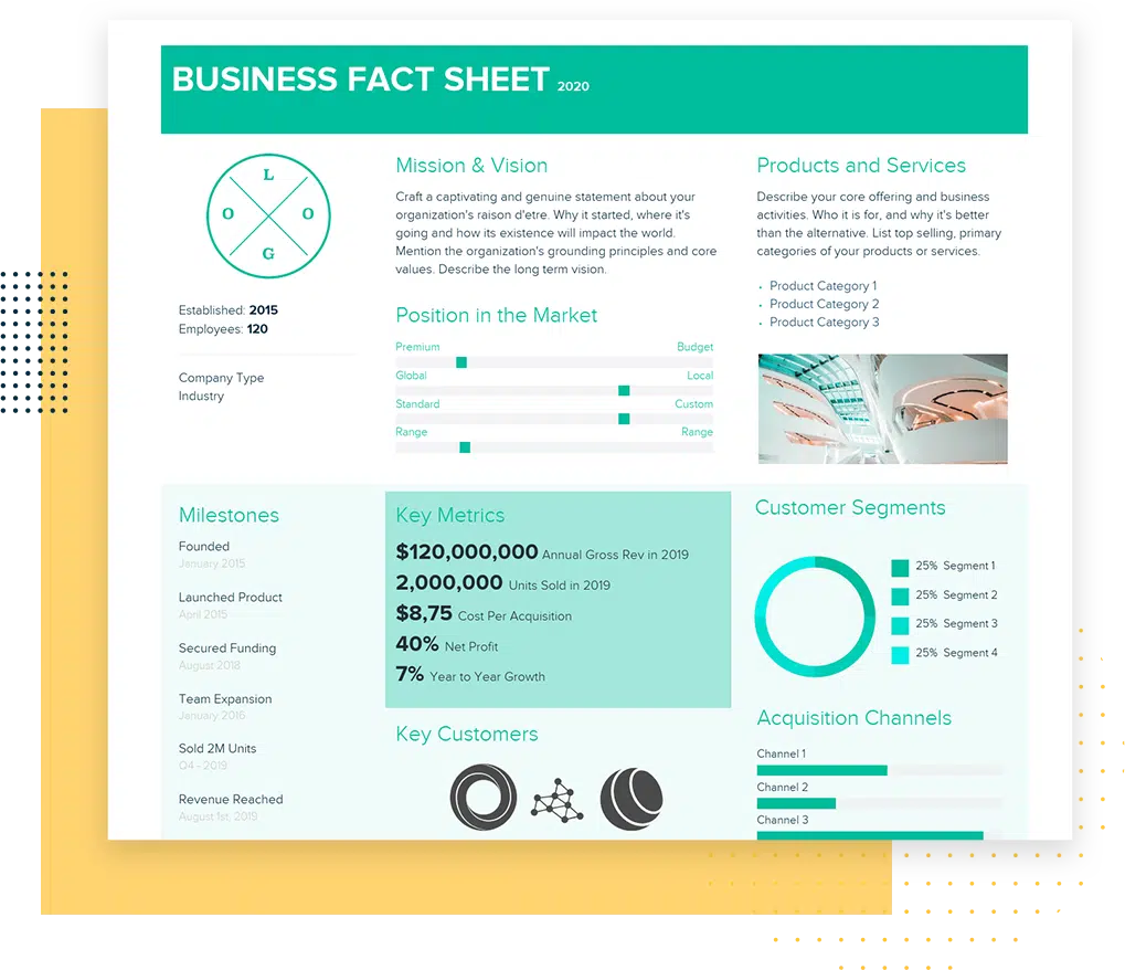 Detail Product Fact Sheet Template Nomer 43