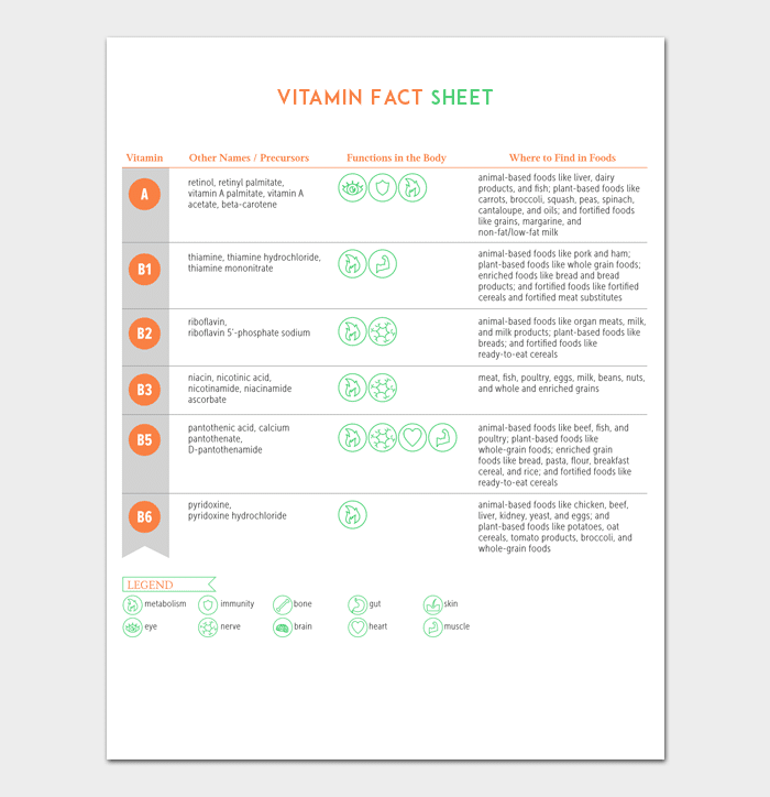 Detail Product Fact Sheet Template Nomer 45