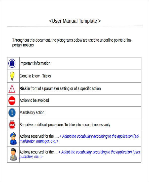 Detail Product Manual Template Nomer 7