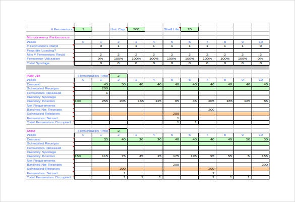 Detail Production Template Excel Nomer 12