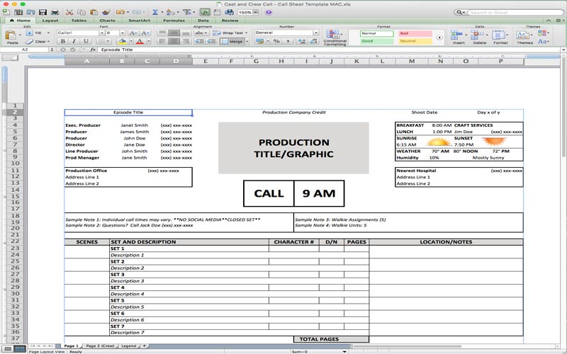 Detail Production Template Excel Nomer 32