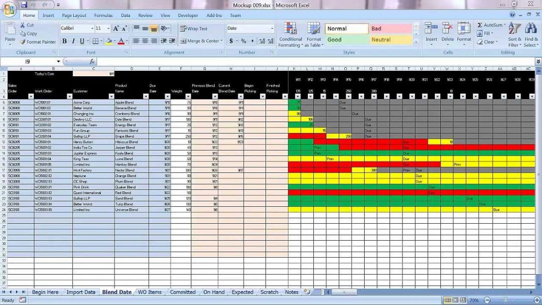 Detail Production Template Excel Nomer 37