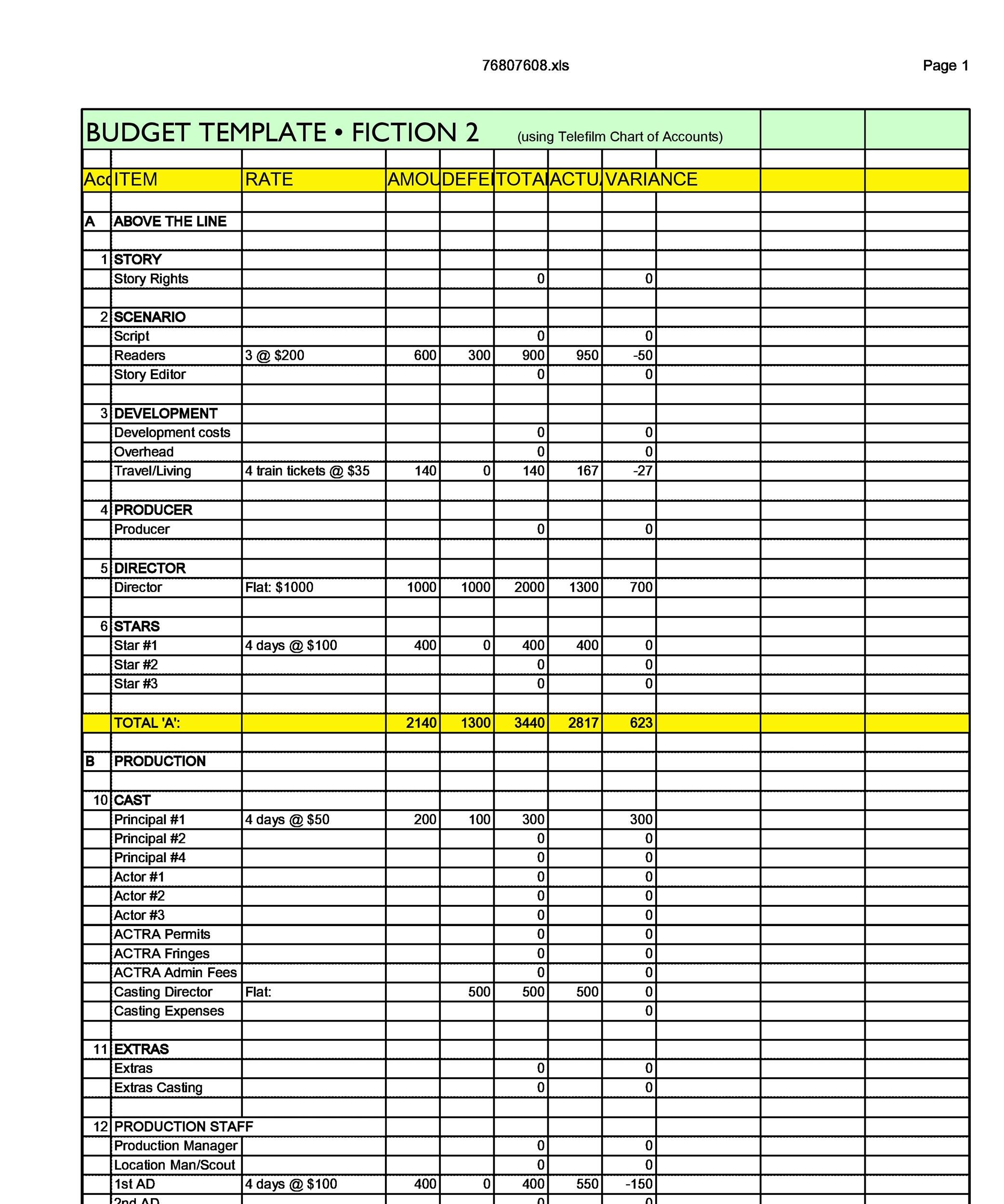 Detail Production Template Excel Nomer 42