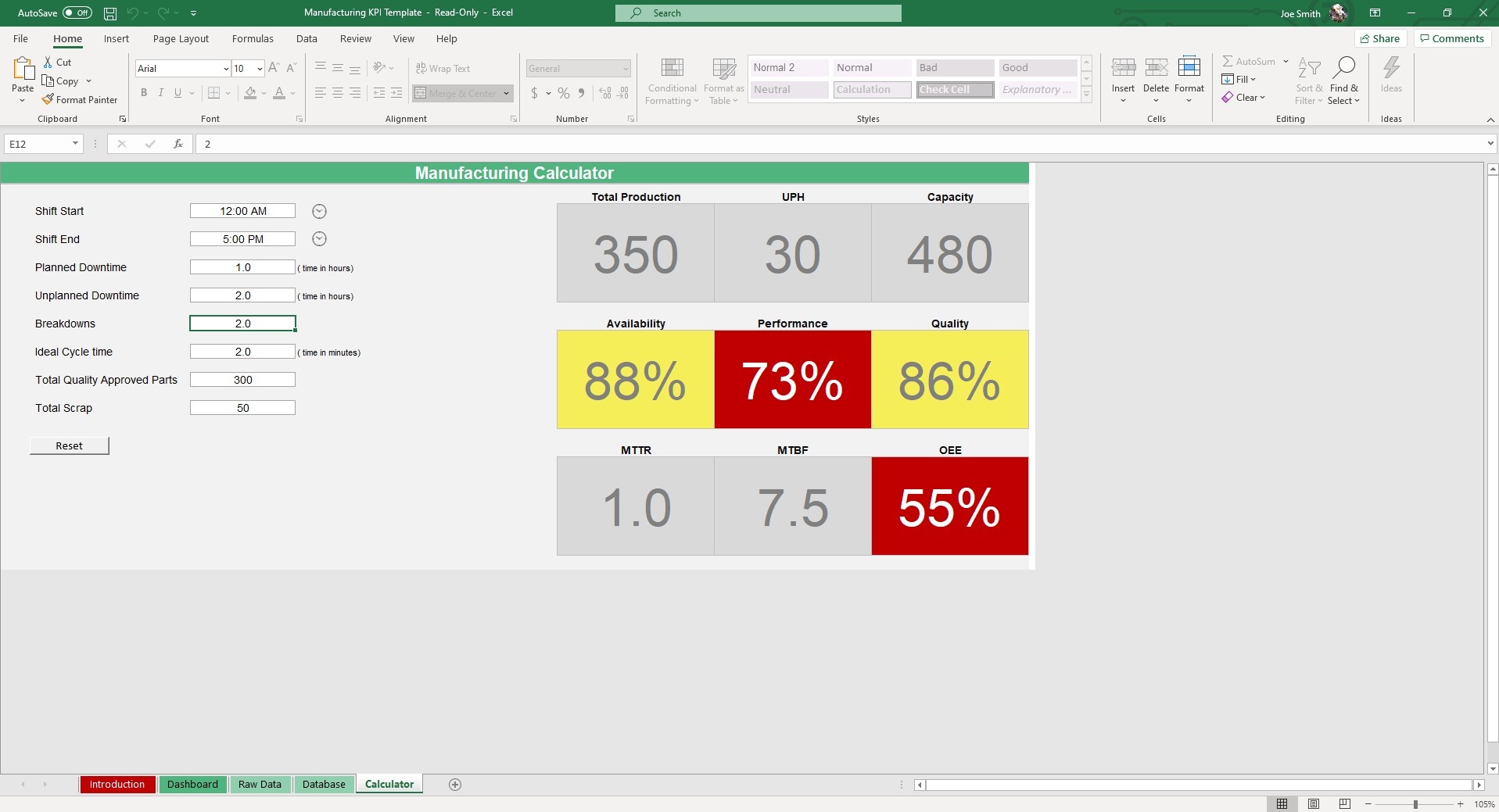 Detail Production Template Excel Nomer 44