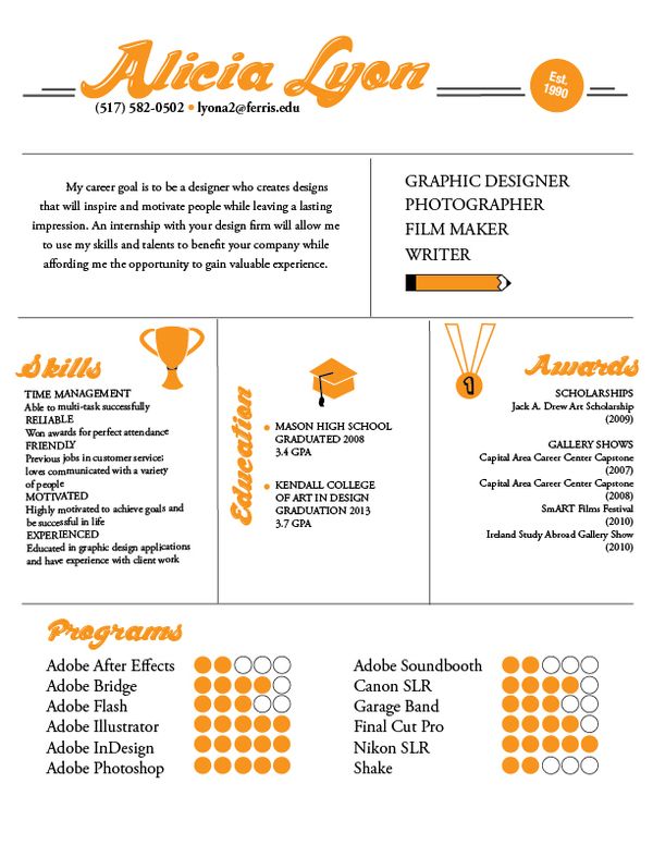 Detail Professional Cv Template For Graphic Designer Nomer 36