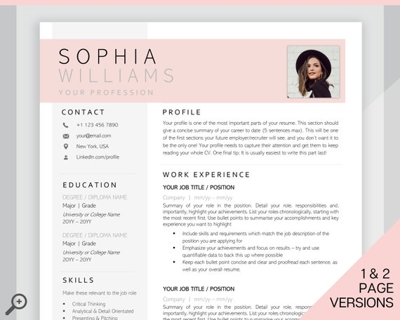 Detail Professional Profile Template Word Nomer 13