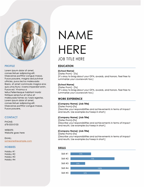 Detail Professional Profile Template Word Nomer 3