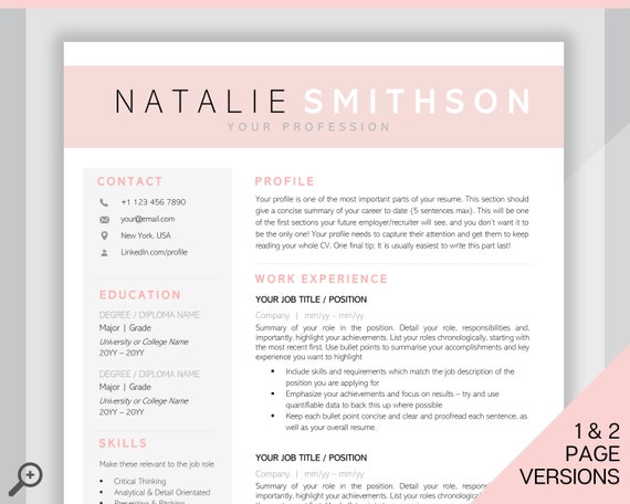 Detail Professional Profile Template Word Nomer 40