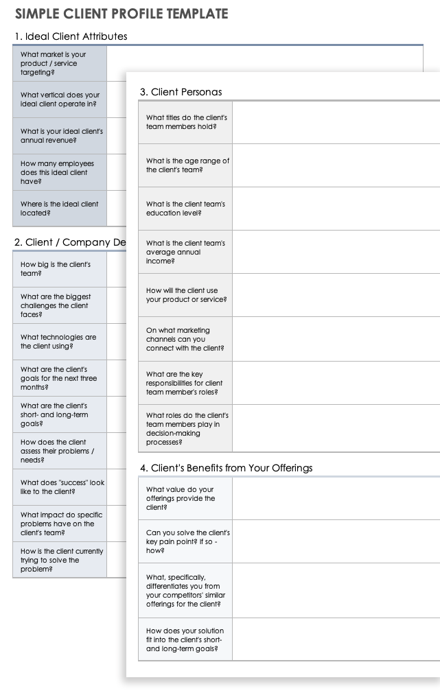 Detail Professional Profile Template Word Nomer 51