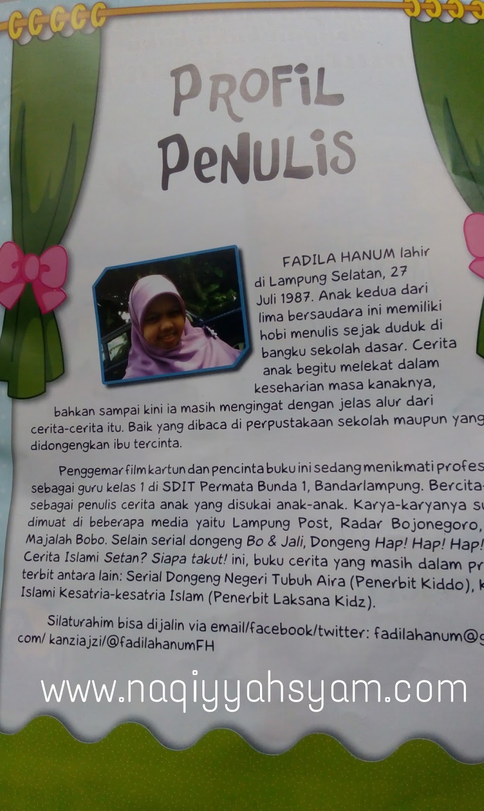 Detail Profil Penulis Buku Nomer 39