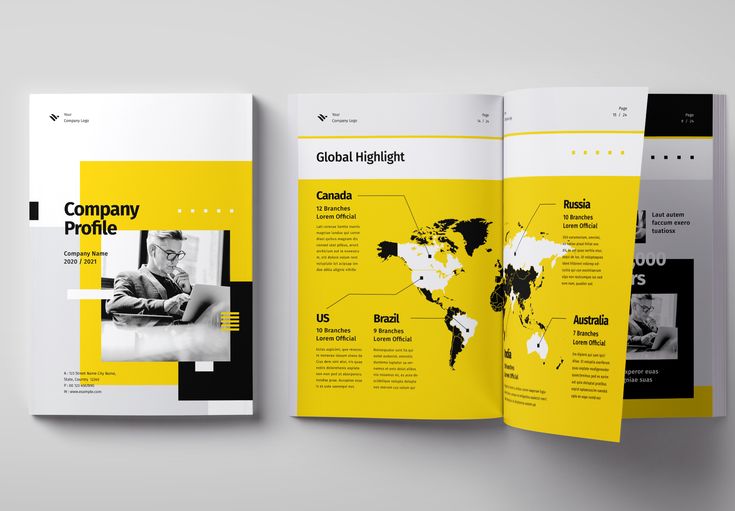 Detail Profile Booklet Template Nomer 15