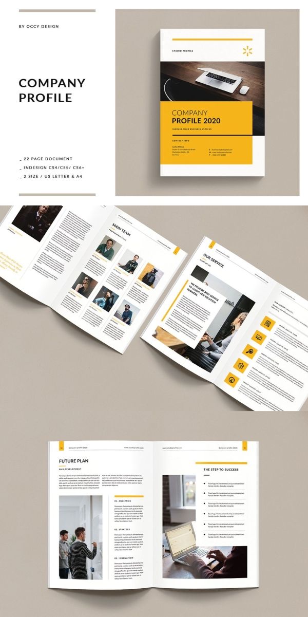 Detail Profile Booklet Template Nomer 23