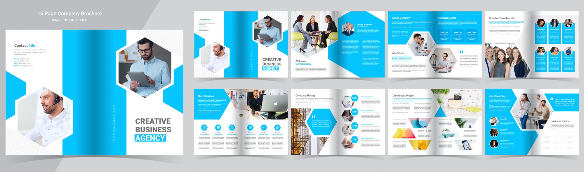 Detail Profile Booklet Template Nomer 32