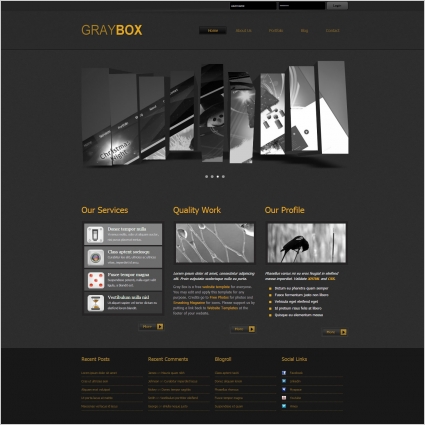 Detail Profile Page Html Template Free Download Nomer 40