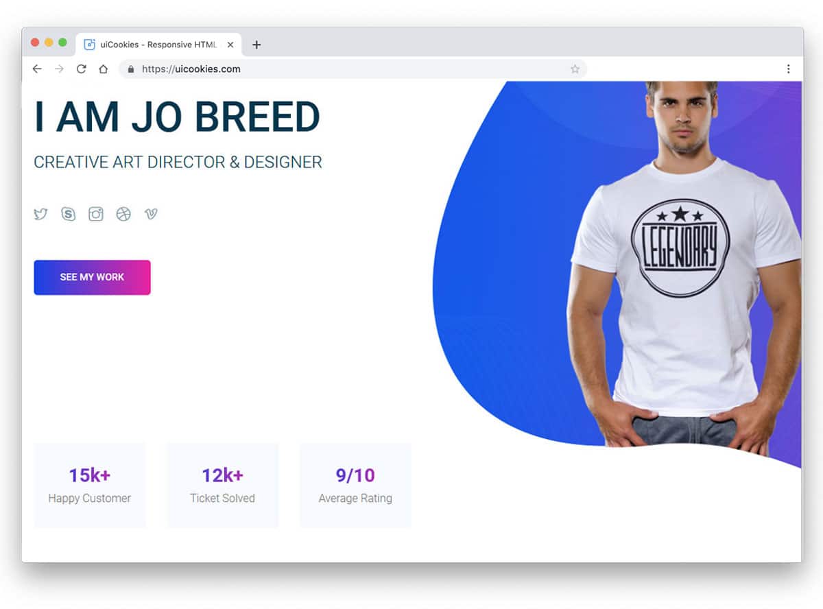 Detail Profile Template Css Nomer 31