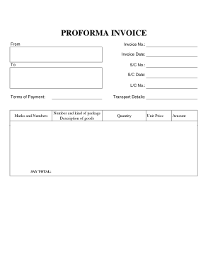 Detail Proforma Invoice Template Excel Nomer 31