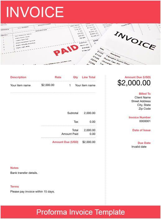 Detail Proforma Invoice Template Excel Nomer 34