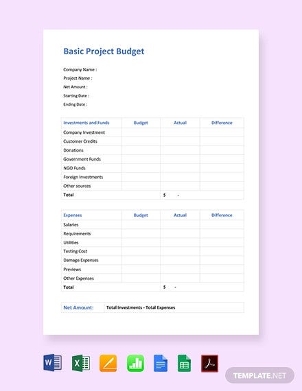 Detail Program Budget Template Nomer 24