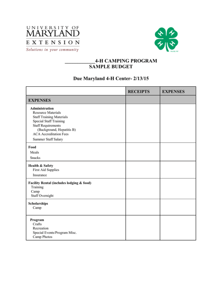 Detail Program Budget Template Nomer 52