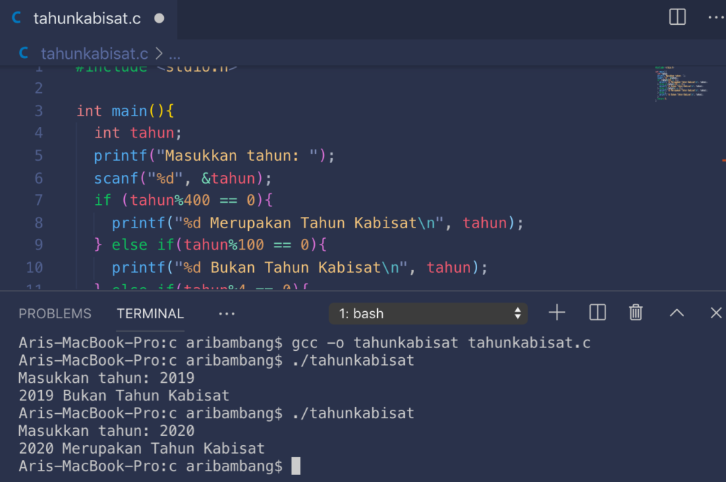 Detail Program Kalender Bahasa C Nomer 2