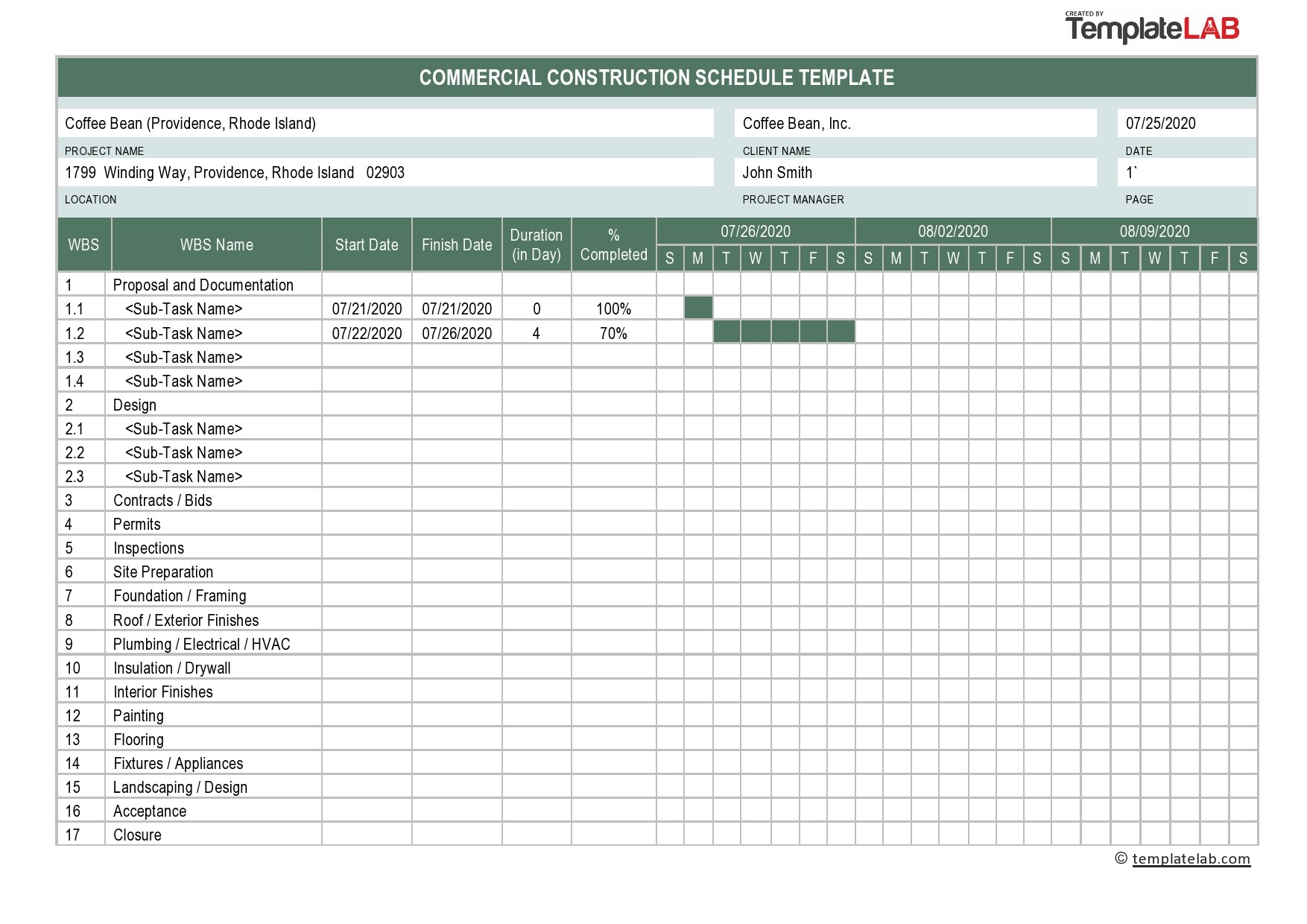 Detail Program Timeline Template Excel Nomer 29