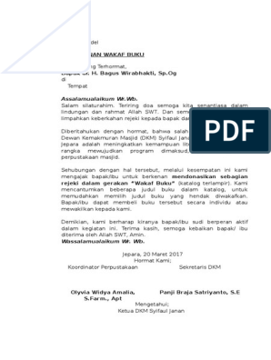 Detail Program Wakaf Buku Nomer 27