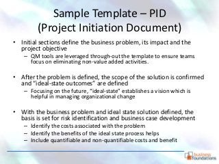 Detail Programme Initiation Document Template Nomer 34