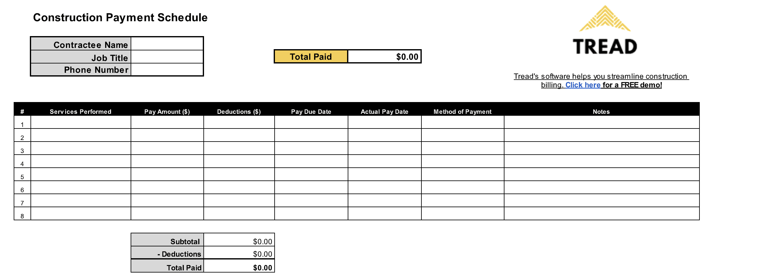 Detail Progress Claim Construction Template Nomer 28